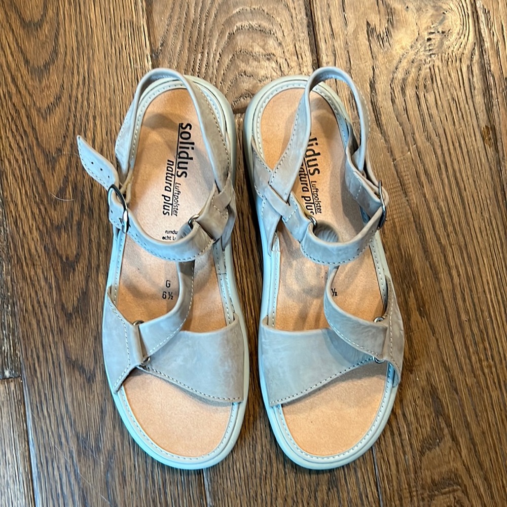 Solidus Natura Plus Sandals made in Germany.European Size 6.5